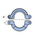 Split Ring Collar with Strap - 01305/1 - Tecnoseal